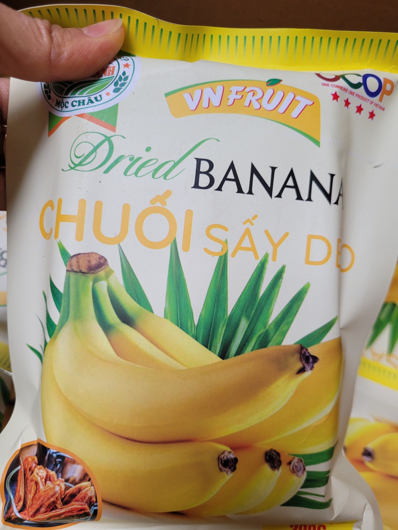 Chuối sấy dẻo Mộc Châu
