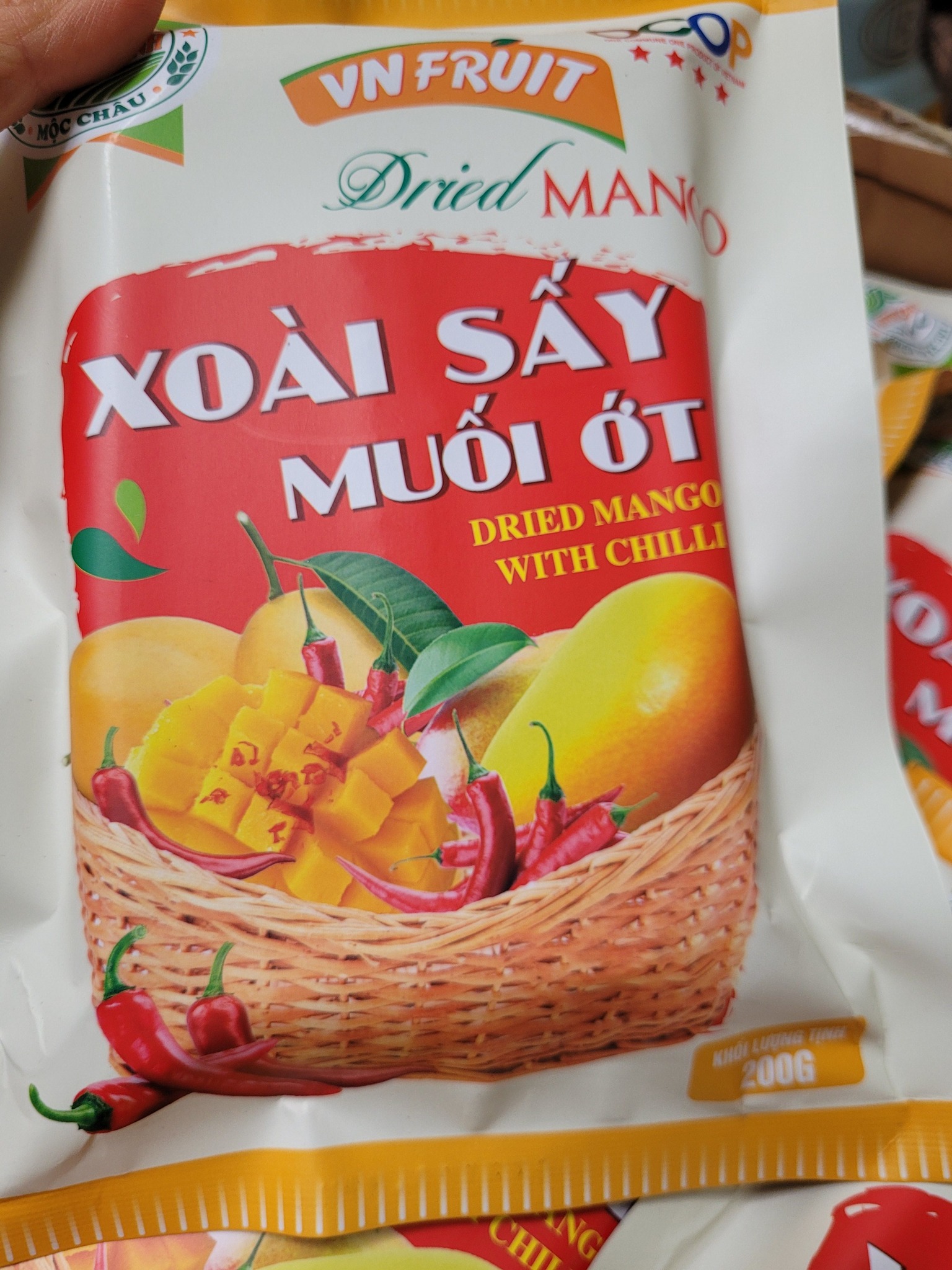 Xoài muối ớt sấy dẻo Mộc Châu