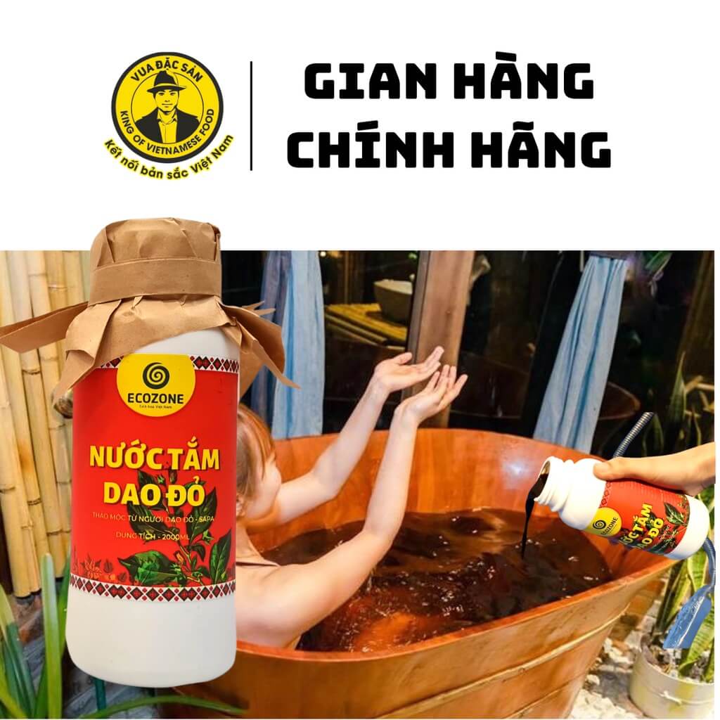 Nước tắm Dao Đỏ SAPA 
