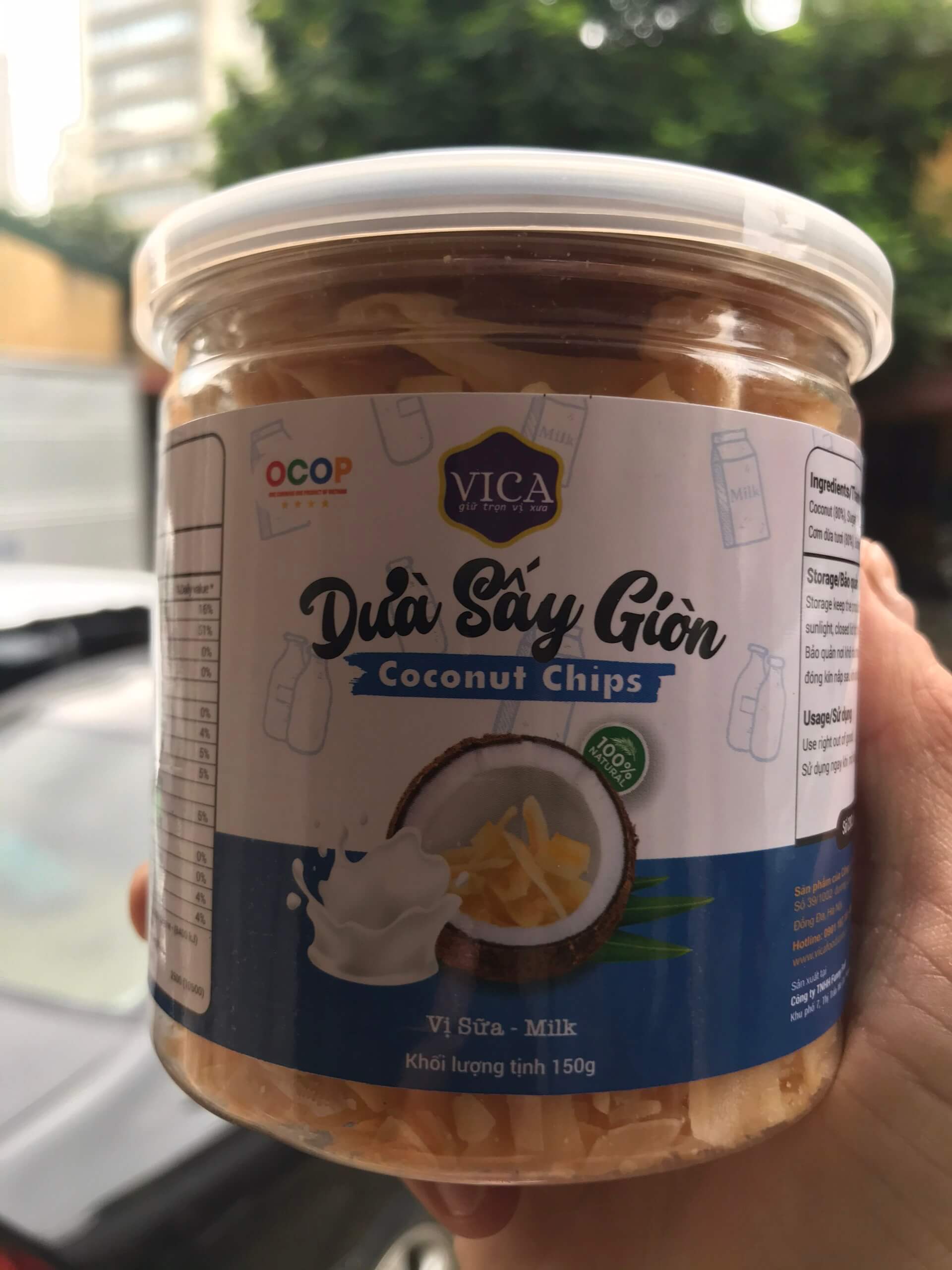 Dừa sấy giòn đặc sản Bến Tre