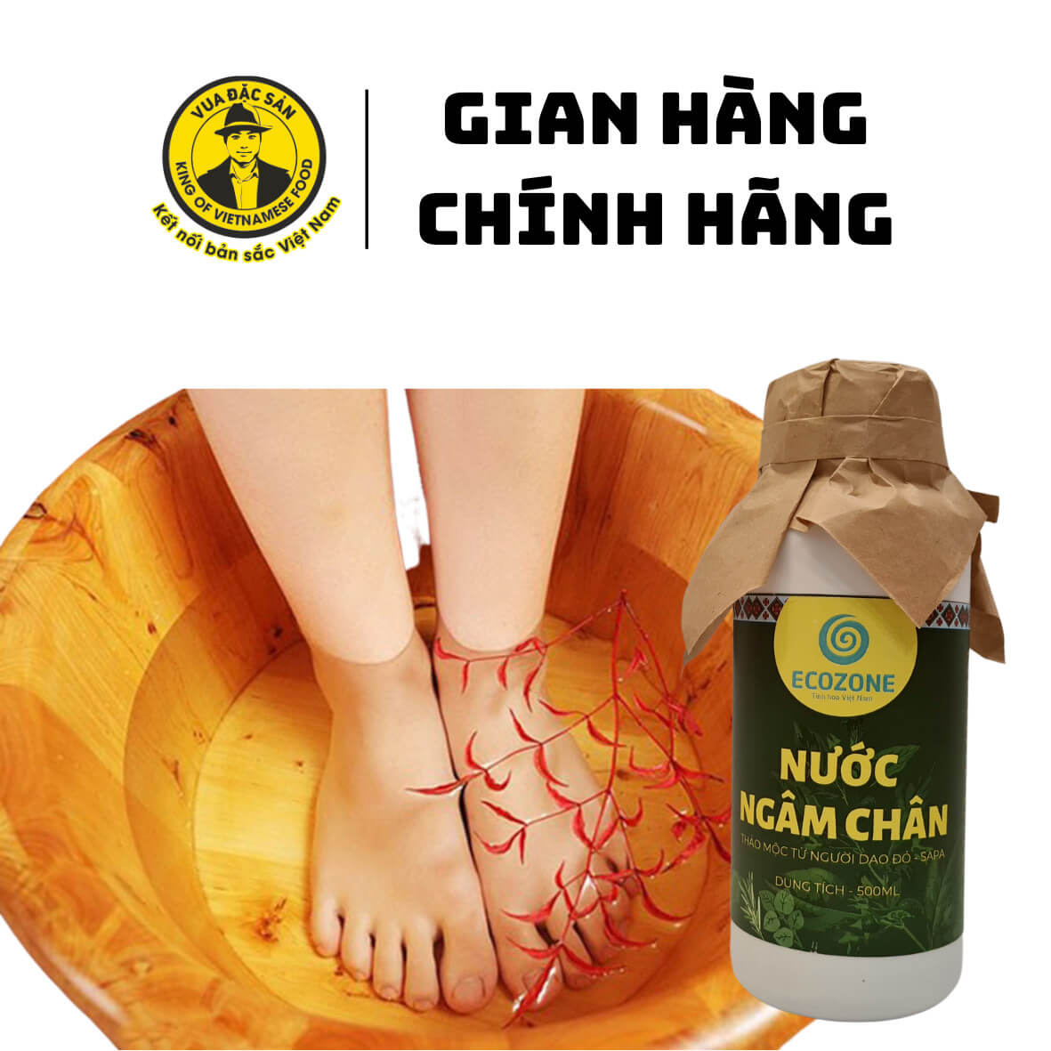 Nước Ngâm Chân Giao Đỏ SAPA 500ml